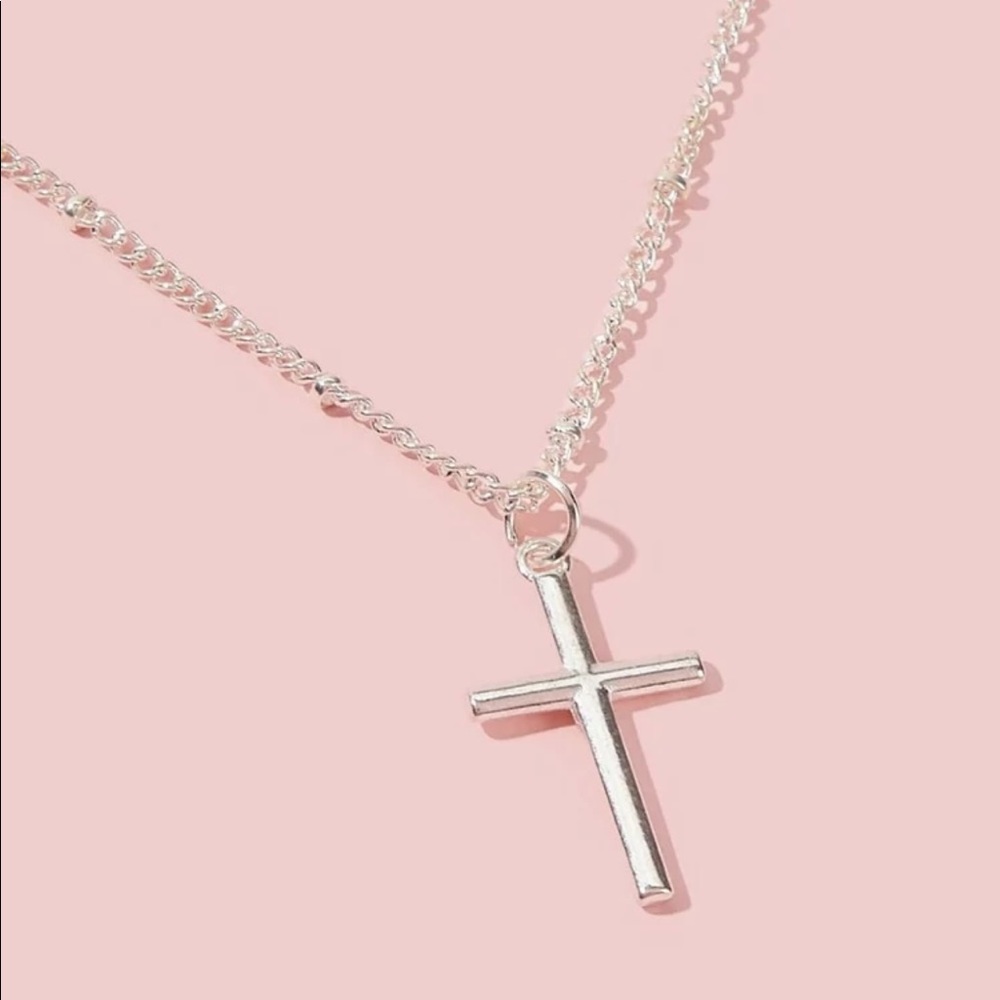 Silver Cross Necklace